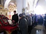 Пребывание мощей святых преподобномучениц Елисаветы и Варвары в Усть-Каменогорской епархии