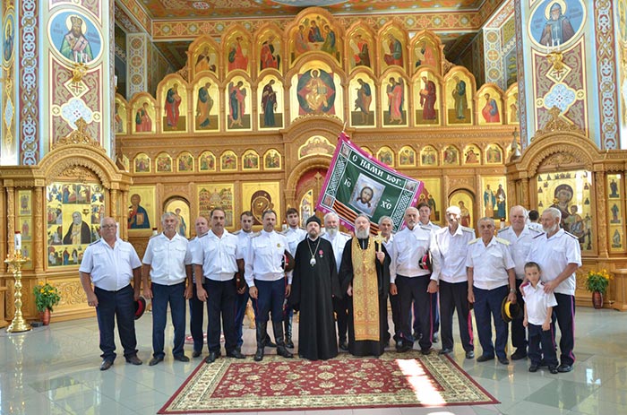 В Иверско-Серафимовском монастыре Алма-Аты прошла церемония верстания в казаки
