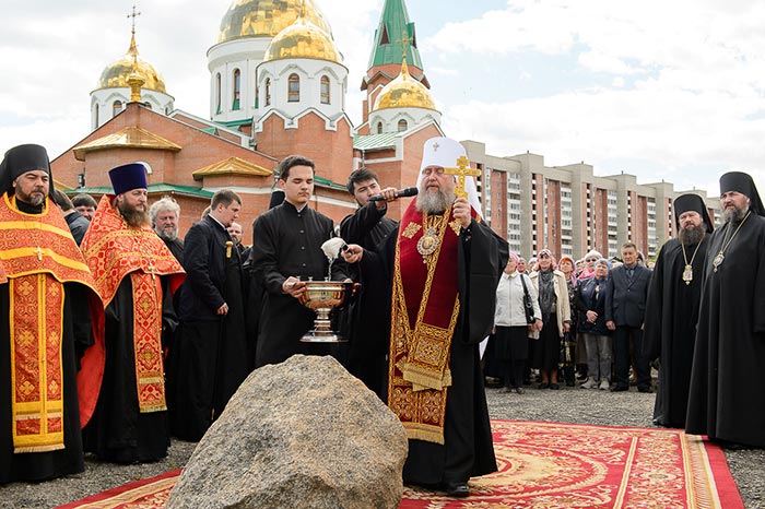 В Усть-Каменогорске состоялась заклада епархиального духовно-культурного центра