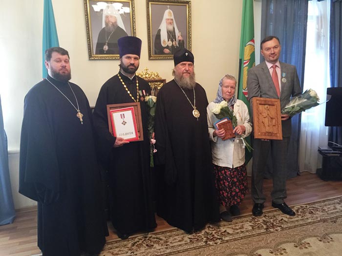 В Представительстве Казахстанского Митрополичьего округа состоялось вручение церковных наград