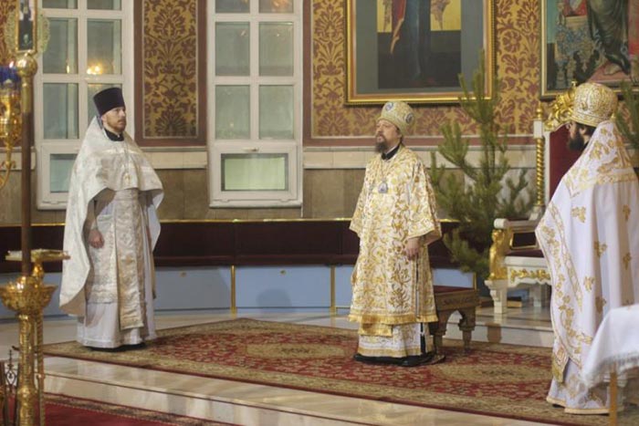 Управляющий делами Православной Церкви Казахстана возглавил рождественские торжества в Астане