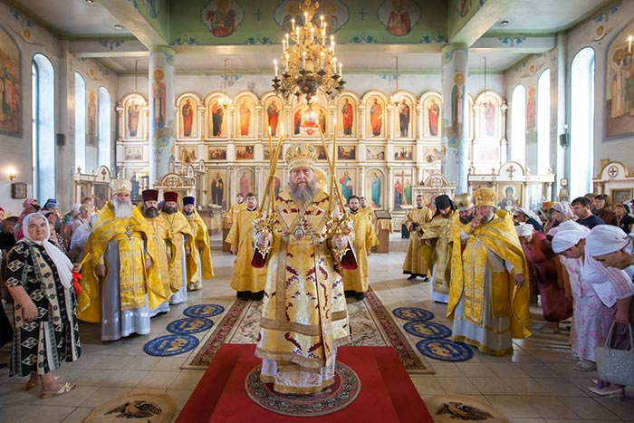 Митрополит Александр возглавил празднование 1000-летия преставления равноапостольного князя Владимира в Костанайской епархии