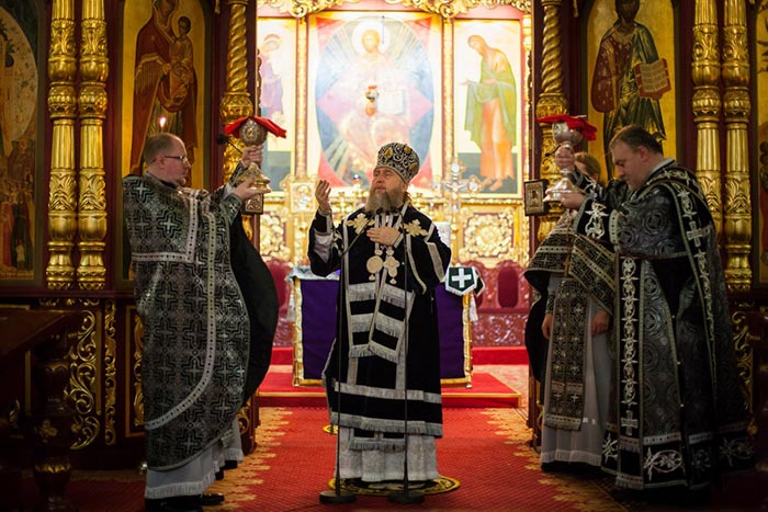 Первая Литургия Преждеосвященных Даров в наступившей святой Четыредесятнице