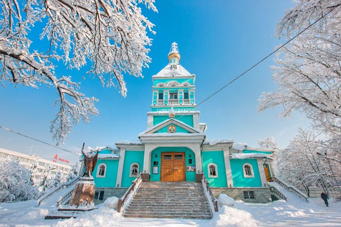 Престольный праздник Свято-Никольского собора города Алма-Аты