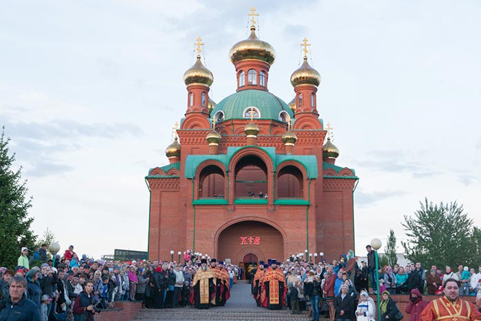 Пояс Богоматери посещает Павлодарское Прииртышье