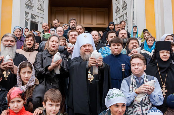 Праздник Благовещения Пресвятой Богородицы в Алма-Ате 